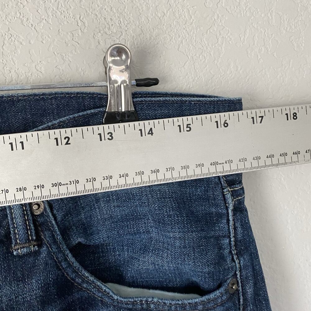 Levi's Jeans Mens 33x30 527 Blue Slim Bootcut Dark Wash 100% Cotton Faded Casual - Picture 5 of 11